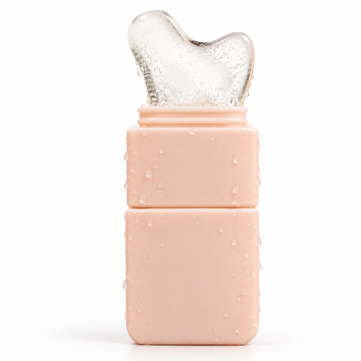 Frosté Ice Facial with clear ice and water droplets