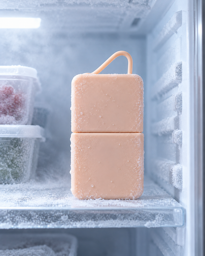 Peach Frosté Ice Facial, frosted from the freezer