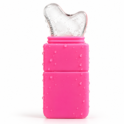 Pink Frosté Ice Facial filled with ice